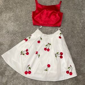 Sherri Hill cherry dress